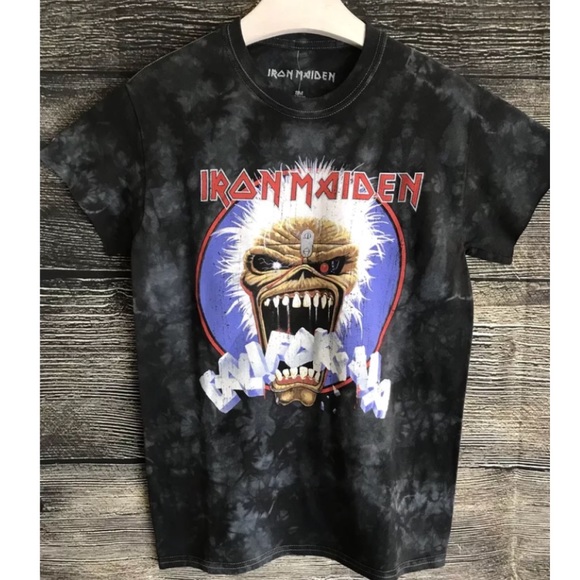 Iron Maiden Other - Iron Maiden T-Shirt Tie Dye Small California NWT